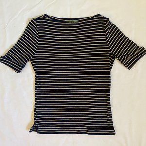 Ralph Lauren Nautical Stripe Sparkly Shirt